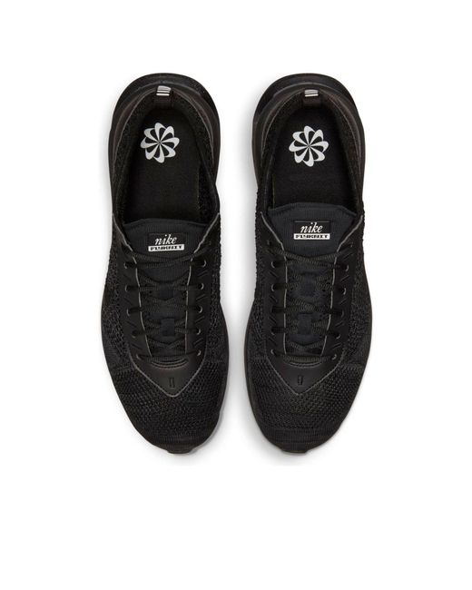 Nike Black Air Max Flyknit Racer 'Triple' for men