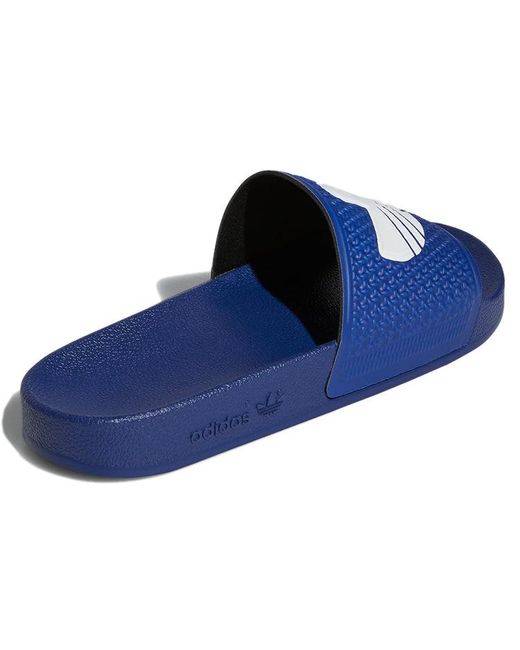 Adidas Blue Shmoofoil Slides 'Victory' for men
