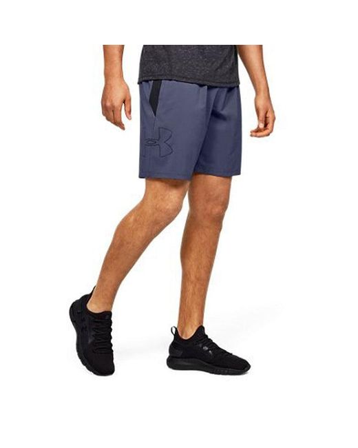 Under Armour Blue Qualifier Speedpocket Linerless 9 Inch Shorts for men