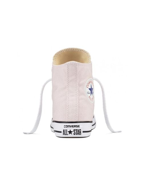 Converse White Chuck Taylor All Star Hi Top Barely Rose for men