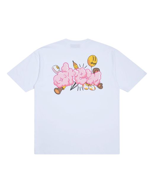 Drew House White Doodle Joy T-Shirt for men