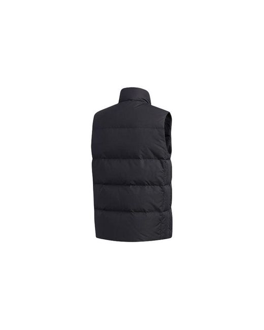 Adidas Blue Xplr Dwn Vest Alphabet Casual Down Vest for men