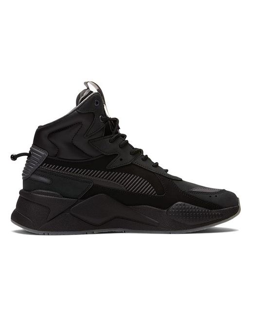 PUMA Black Rs-X Mid Militia Asphalt' for men