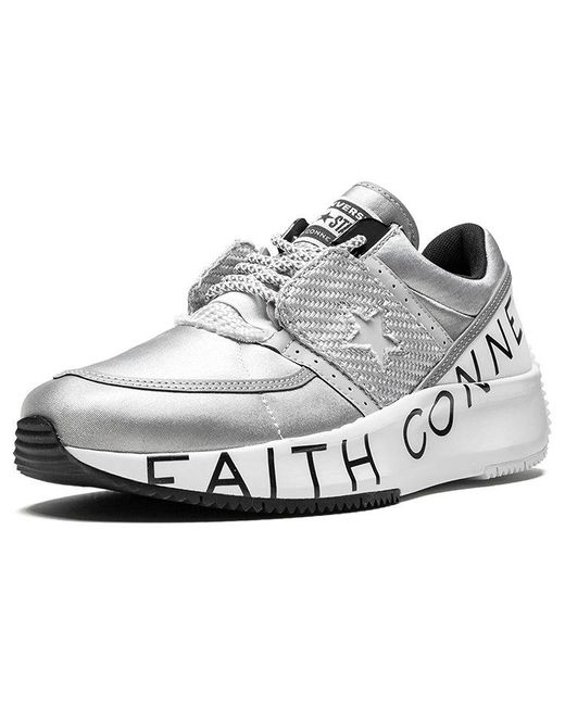 Converse White (Wmns) Run Star X Faith Connexion Low Top Metal