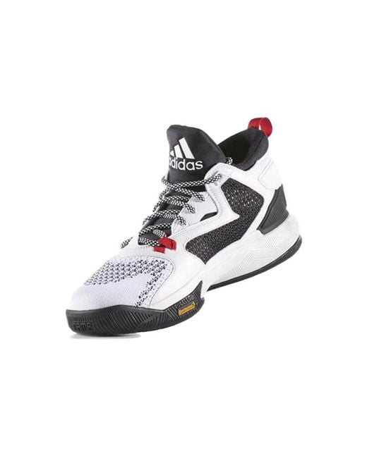 Adidas White D Lillard 2 Pk 'Home' for men