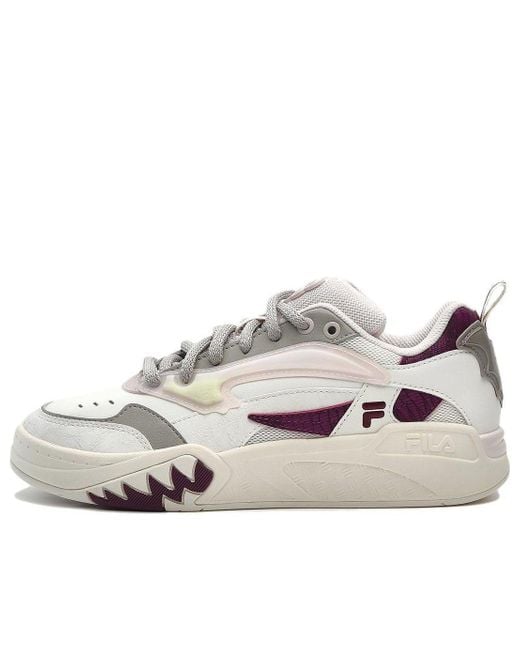 Fila White Desperado Low Top Skate Shoes for men