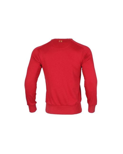 Adidas Red Arsenal Soccer/Football Casual Sports Round Neck Pullover for men