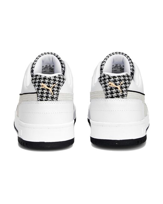 PUMA White (Wmns) Rbd Game Low Houndstooth