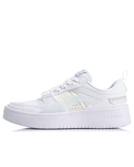 Li-ning White (Wmns) Superwave Lite