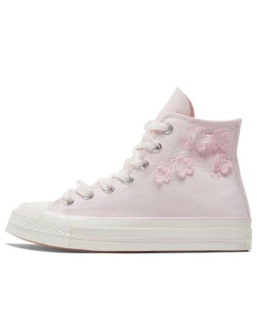 Converse White Chuck Taylor 70 Hi 'Cherry Blossom' for men