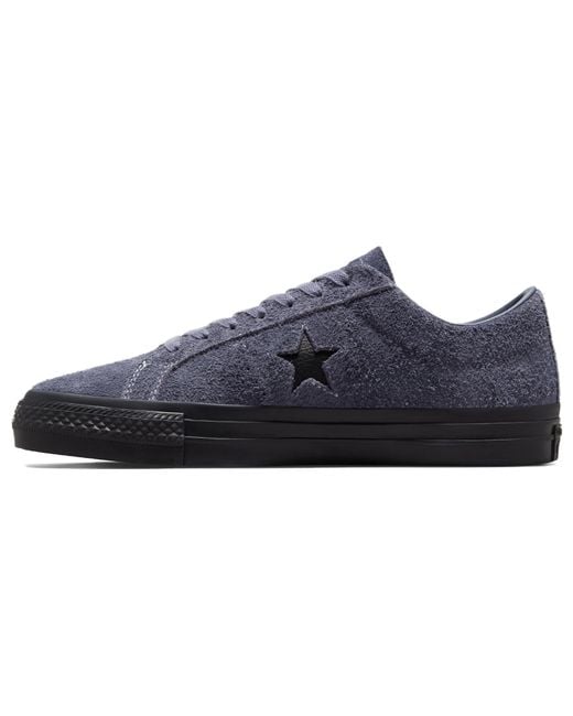 Converse Blue One Star Pro Suede Sneakers 'Dark Moss' for men