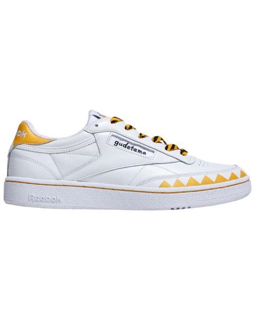 Reebok White Sanrio X Club C 85 'Gudetama' for men