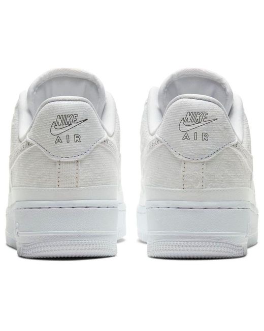 Nike White (Wmns) Air Force 1 Low 'Tear Away'