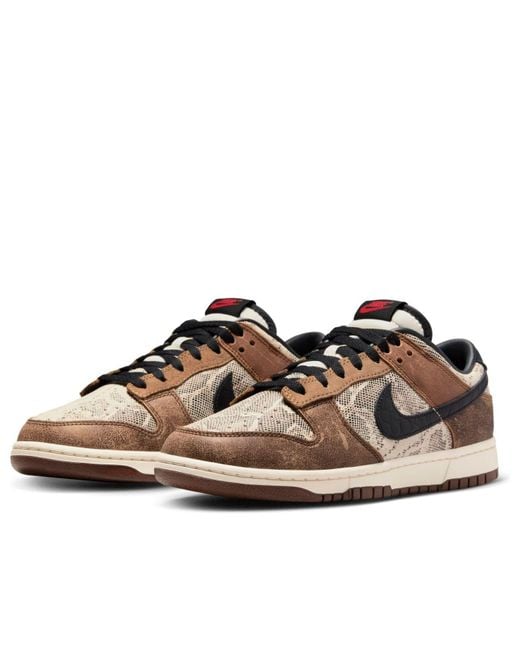 Nike Brown Dunk Low Co.Jp Snakeskin' for men