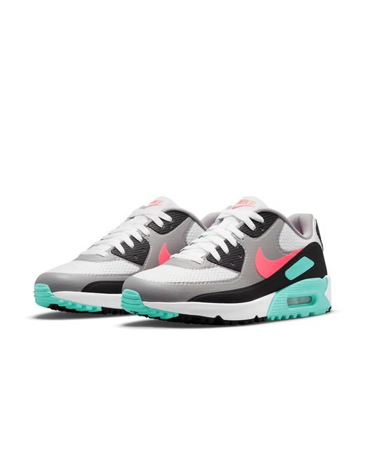 Nike Blue Air Max 90 Golf 'Aurora Hot Punch' for men