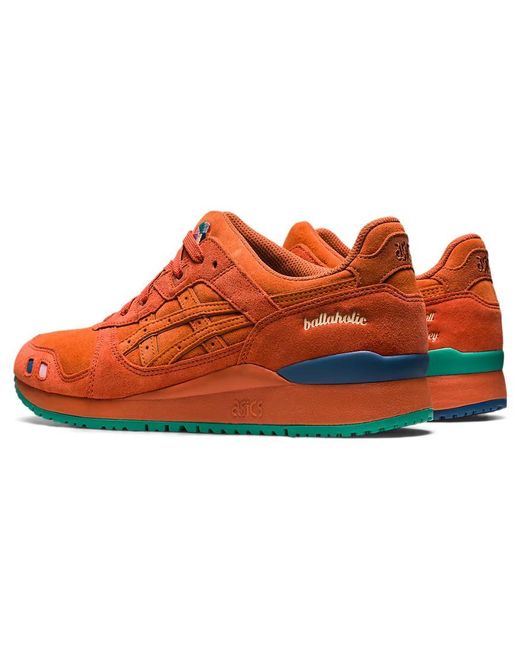 Asics Red X Ballaholic Gel-Lyte Iii Og Sportswear Shoes 'Harvest Pumpkin' for men