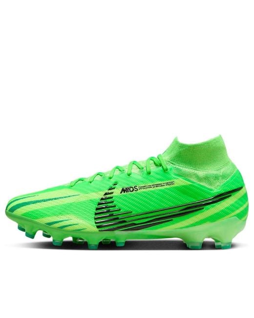 Nike Green Mercurial Superfly 9 Mds Elite Ag-Pro 'Impact' for men