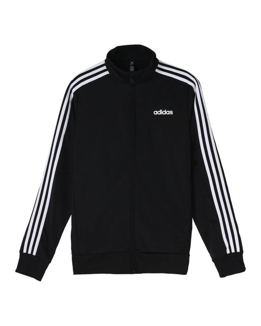 Adidas Black Stand Collar Casual Sports Running Jacket for men