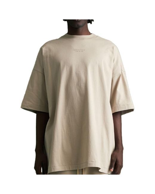 Fear Of God Natural Fw23 Tee Cloud' for men