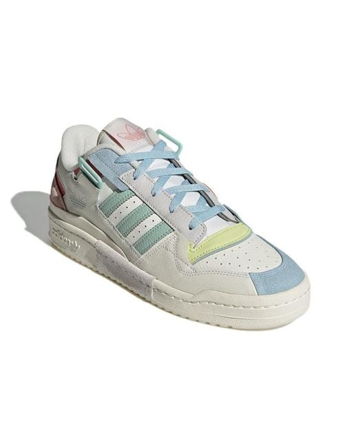 Adidas Blue Originals Forum Exhibit Low Sneakers for men