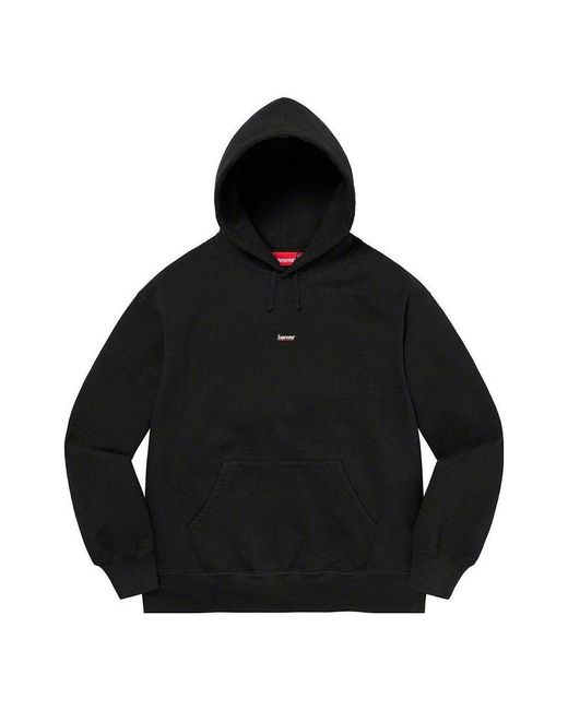 Supreme Black Underline Hooded Sweatshirt for men