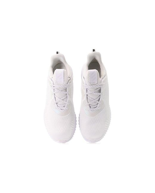 Adidas White Alphabounce 1 for men
