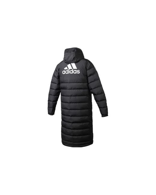 Adidas Black Tiro21L Down Football Hood Warm Down Jacket for men