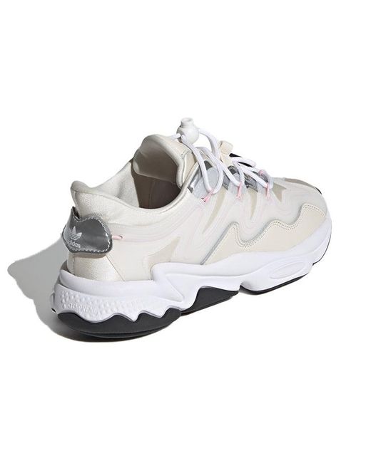 Adidas White Ozweego Plus