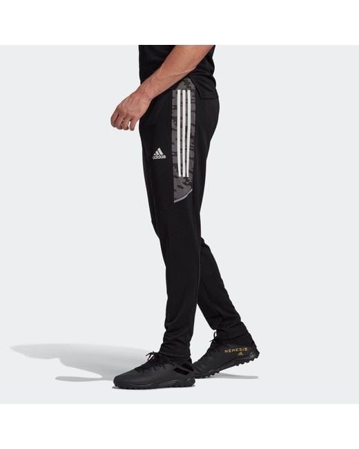 Adidas Black Con21 Tk Pnt Soccer/Football Casual Sports Long Pants for men