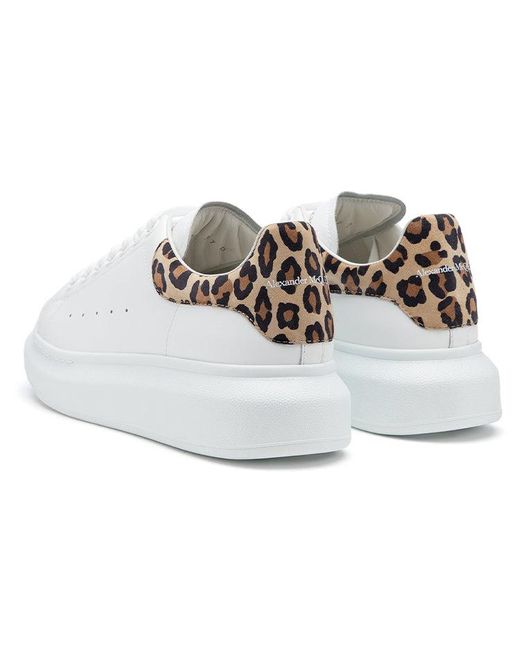 McQueen White (Wmns) Oversized Sneaker Leopard Suede'