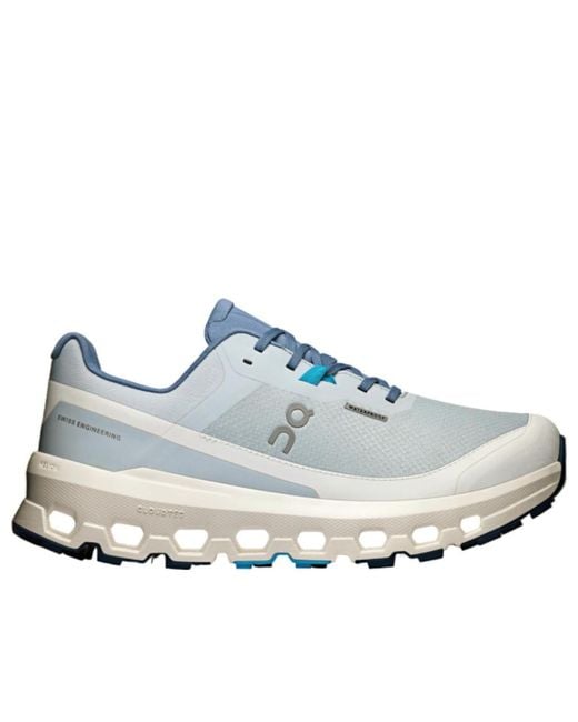 On Shoes Blue Cloudvista 2 Waterproof 'Arctic Ivory'