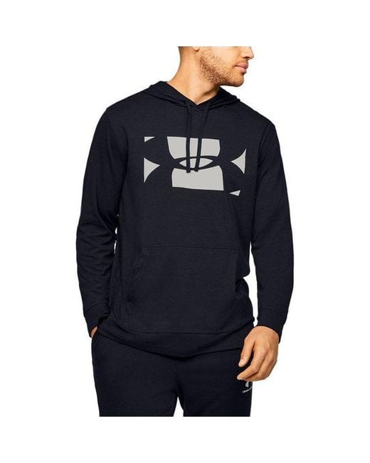 Under Armour Blue Sportstyle Logo Hoodie for men