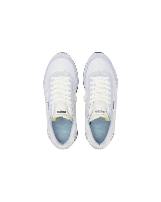 PUMA White Future Rider Displaced for men