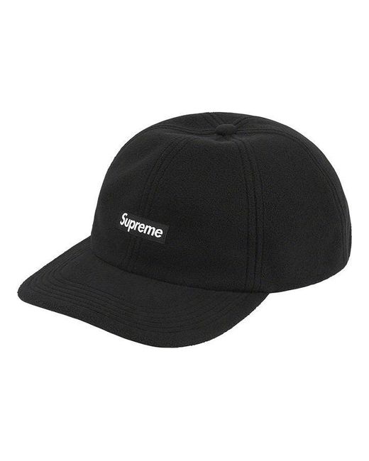 Supreme Black Windstopper Small Box Earflap 6-Panel for men