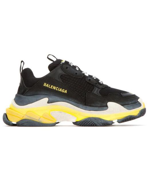 Balenciaga Yellow (Wmns) Triple S Daddy Shoes