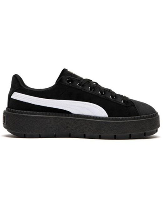 PUMA Black (Wmns) Platform Trace V