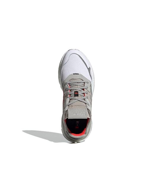 Adidas White Nite Jogger 'Metal' for men