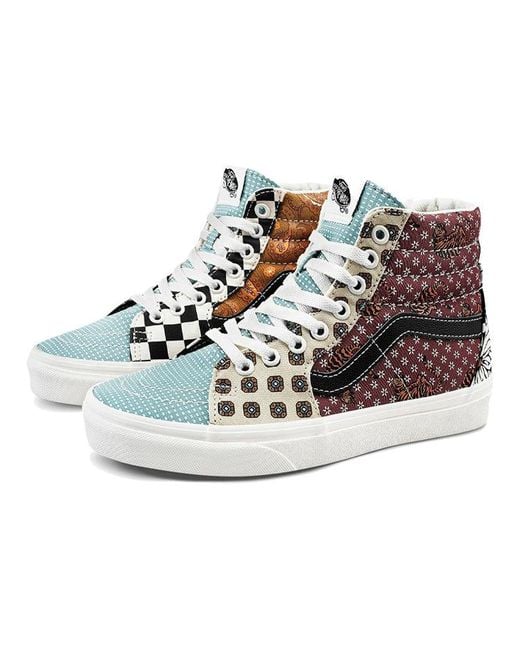 Vans Brown Sk8-Hi 'Tiger Patchwork' for men