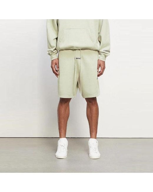 Fear Of God Natural Fw20 Sweatshorts 'Sage' for men