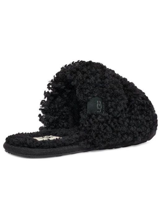 Ugg Black (Wmns) Maxi Curly Scuffetta