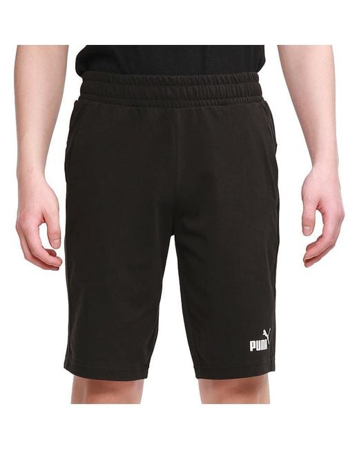 PUMA Black Essentials Short 12" Cotton for men