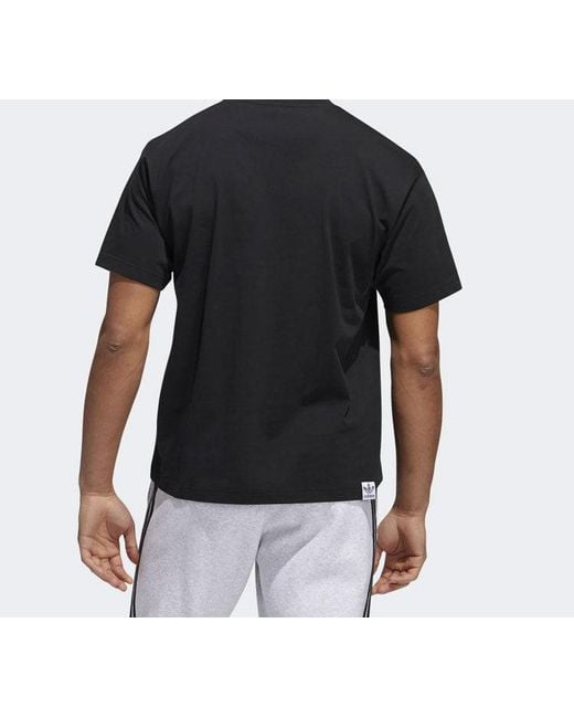 Adidas Black Originals Pride Linear Tee Multi-Color Short Sleeve for men