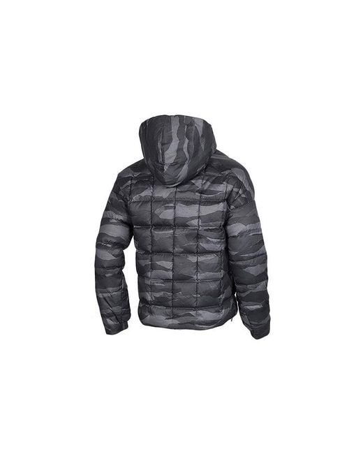 Adidas Gray Camouflage Outdoor Stay Warm Down Jacket for men