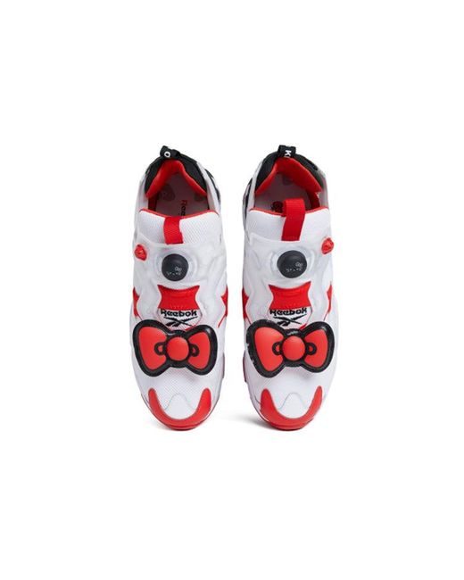 Reebok White Sanrio X Instapump Fury 'Hello Kitty' for men