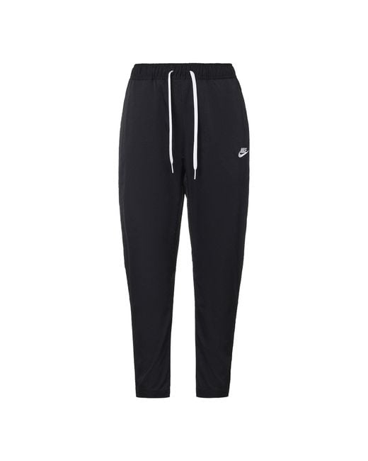 Nike Blue Club Woven Tapered-Leg Trousers for men