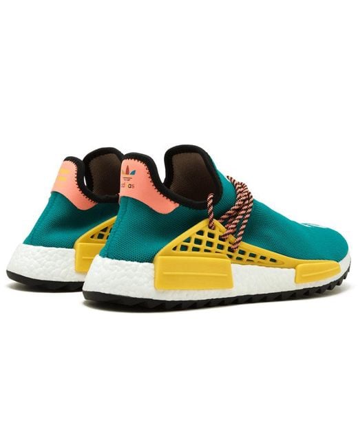 Adidas Blue X Pharrell Nmd Hu Trail 'Sun Glow' for men