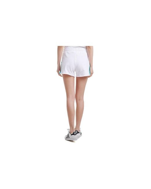 Adidas White (Wmns) Neo Side Logo Drawstring Sports Shorts
