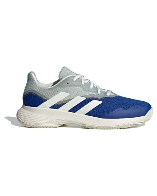 Adidas Blue Courtjam Control Tennis Shoes 'Royal Off Bright' for men