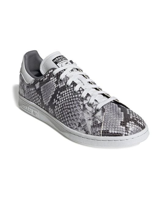 Adidas Gray Stan Smith 'Snakeskin' for men