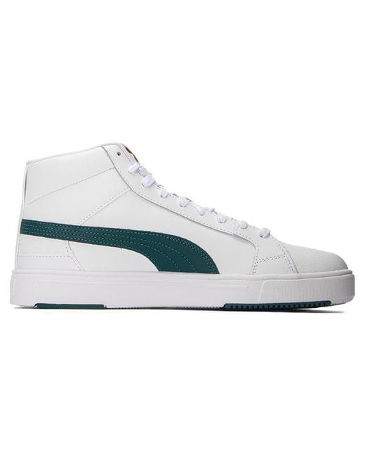 PUMA White Serve Pro Lite Mid for men